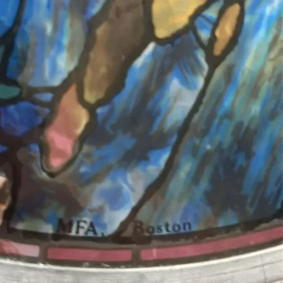 MFA, Boston Glass Water Lillies & Koi Round
Diameter Suncatcher Metal Frame - Picture 4 of 17